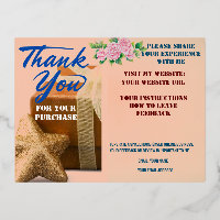 Carte de remerciements d'entreprise en ligne