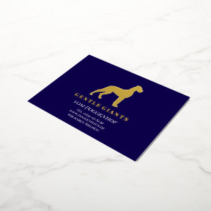 Carte Postale De Vacances En Aluminium Chenil professionnel de Dogue Allemand