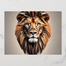 Conception du visage Lion