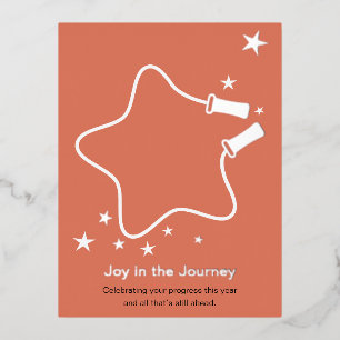 Carte Postale De Vacances En Aluminium Corde à Sauter Joie dans le Voyage Fitness Noël