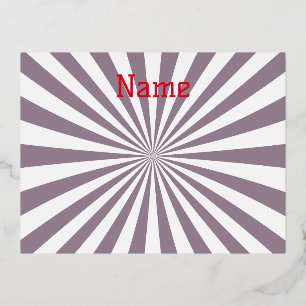 Carte Postale De Vacances En Aluminium Explosion abstraite en étoile Thunder_Cove