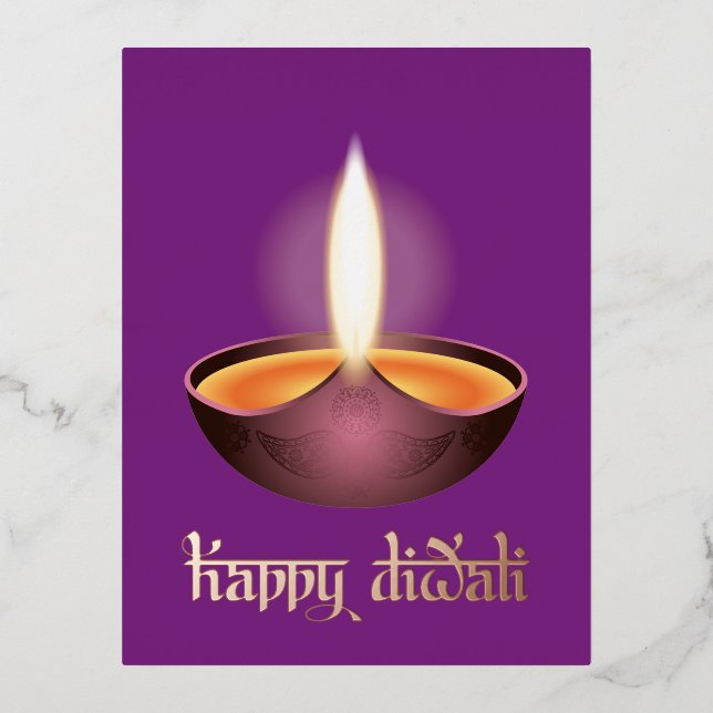 Carte Postale De Vacances En Aluminium Festival des lumières (Recto)