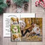 Carte Postale De Vacances En Aluminium Happy Holidays Hand Lettré Photo Collage Or<br><div class="desc">Envoyez des voeux de vacances avec cette carte postale festive avec "Happy Holidays" dans une police calligraphique en papier peint à la main en feuille d'or - avec 4 de vos photos préférées entourées d'une bordure en feuille d'or. Ajoutez facilement votre propre salutation de vacances dactylographiée à l'arrière ou supprimez...</div>