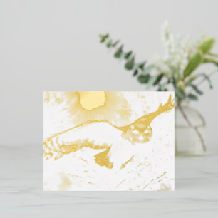 Carte Postale De Vacances En Aluminium Hibou