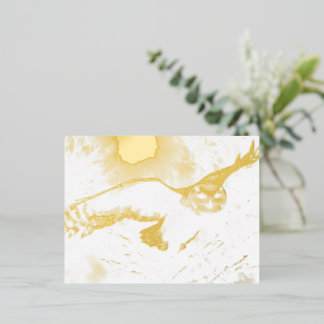 Carte Postale De Vacances En Aluminium Hibou