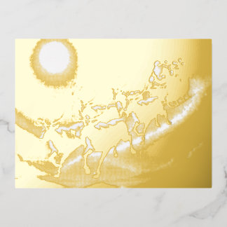 Carte Postale De Vacances En Aluminium la période de Noël