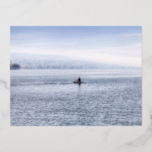 Carte Postale De Vacances En Aluminium Le lac de Zurich