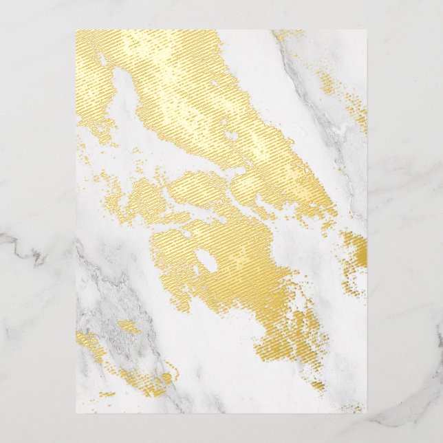 Carte Postale De Vacances En Aluminium Marbre Blanc (Recto)