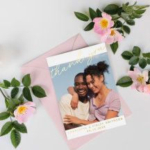 Mariage de Merci personnalisé minimaliste au choix
