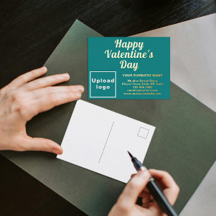 Carte Postale De Vacances En Aluminium Marque turquoise Green Business sur Valentine