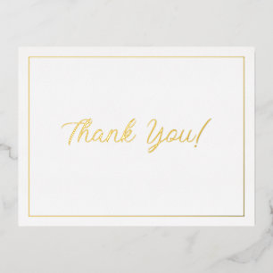 Carte Postale De Vacances En Aluminium Merci mariage, Or, Message