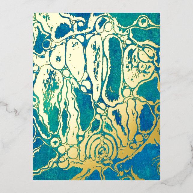 Carte Postale De Vacances En Aluminium Modes de vie - Art neurographique Motif 1 (Recto)