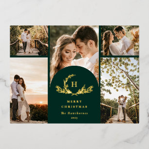 Carte Postale De Vacances En Aluminium Monogramme biologique 5 photo