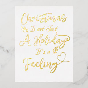 Carte Postale De Vacances En Aluminium Noël n'est pas seulement un jour férié C'est un se