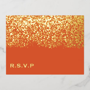 Carte Postale De Vacances En Aluminium Parties scintillant Mariage RSVP