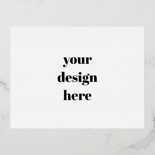 Carte Postale De Vacances En Aluminium Personnaliser ou Customiser (Recto)