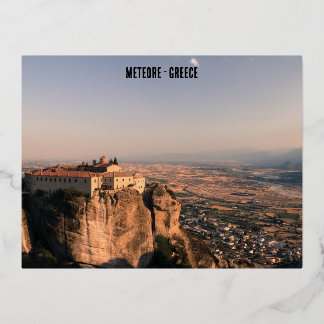 Carte Postale De Vacances En Aluminium Photo de Meteore