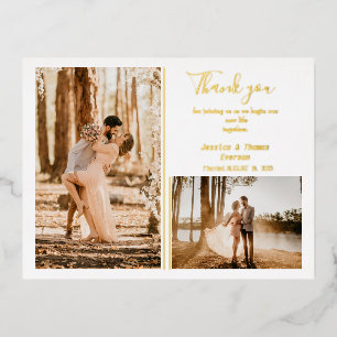 Carte Postale De Vacances En Aluminium Photo mignonne, Carte de remerciements mariage