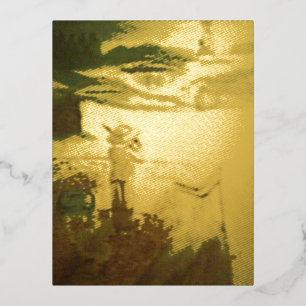 Carte Postale De Vacances En Aluminium Pique-nique au bord de la mer 25e anniversaire