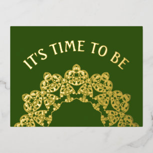 Carte Postale De Vacances En Aluminium Plan Mandala - Style Vintage 3