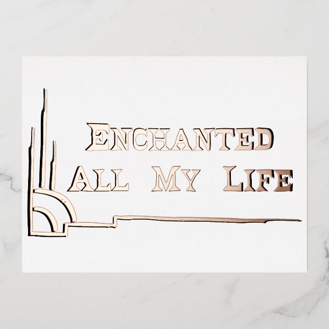 Carte Postale De Vacances En Aluminium POSTCARD w ENVELOPE studio miiri (Recto)