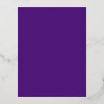 Carte Postale De Vacances En Aluminium Royal Purple #52187E, Grayish Purple<br><div class="desc">Carte postale vacances</div>