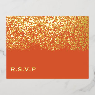 Carte Postale De Vacances En Aluminium RSVP Mariage Pailleté