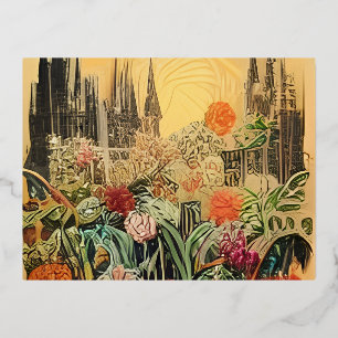 Carte Postale De Vacances En Aluminium Tirages de photos