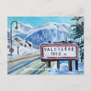 Carte postale de vacances personnalisée de la stat