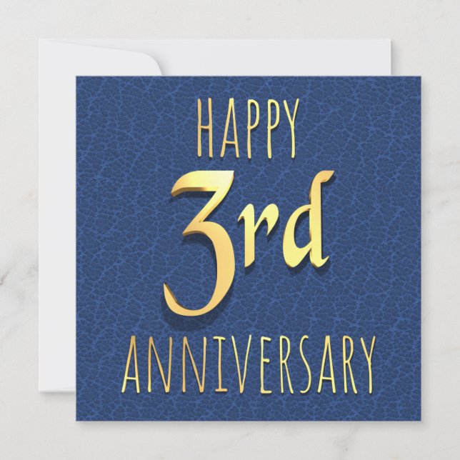 Carte postale de vacances pour le 3e anniversaire (Devant)