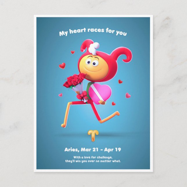 Carte postale de Valentine pour Aries  (Devant)