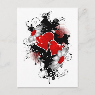 carte postale de vecteurs d'amour