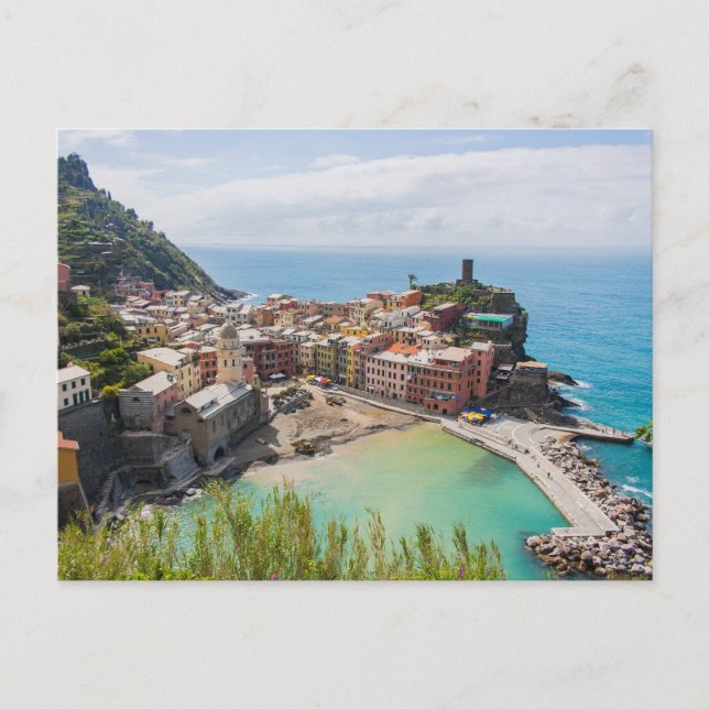 Carte postale de Vernazza, Cinque Terre, Italie (Devant)