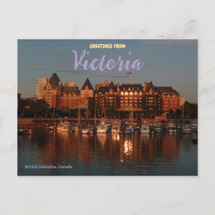 Carte postale de Victoria Colombie-Britannique Can