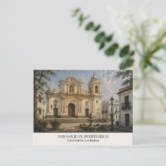 Carte postale de Vieux San Juan Catedral San Juan 