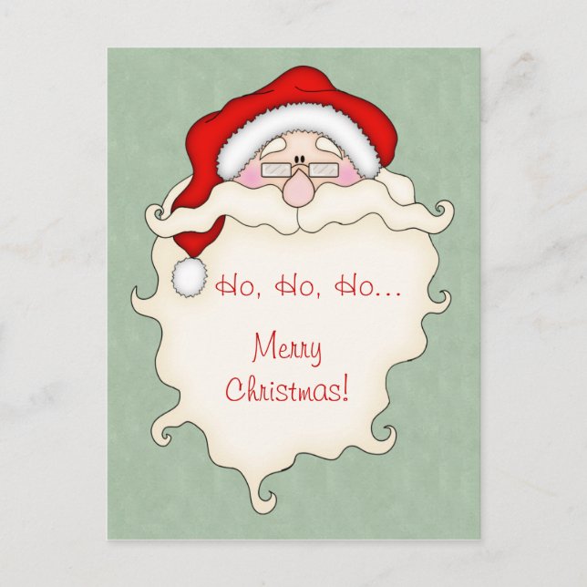 Carte postale de voeux de Noël (Devant)
