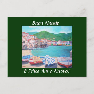 Carte postale de voeux de Noël
