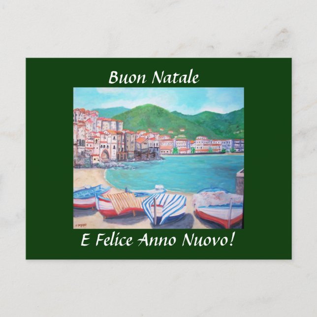 Carte postale de voeux de Noël (Devant)