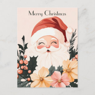 Carte postale de voeux de Noël festive et élégante
