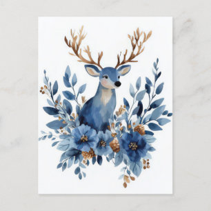 Carte postale de voeux de Noël festive et élégante