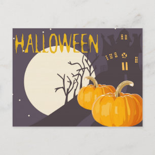 Carte postale de voeux Halloween