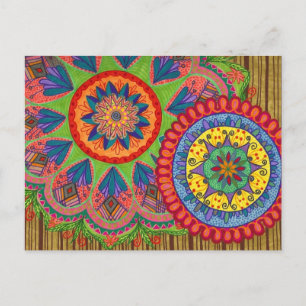 Carte postale de voeux joyeux