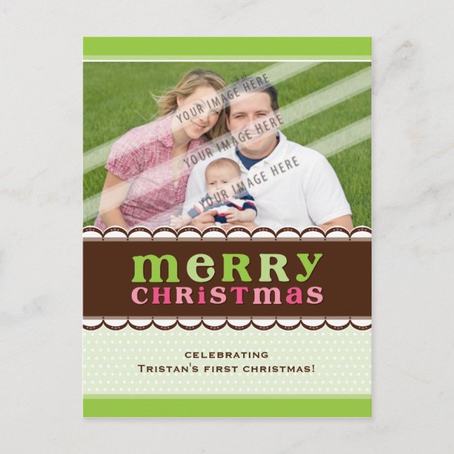 CARTE POSTALE DE VŒUX PHOTO :: barbe à papa 2 (Devant)