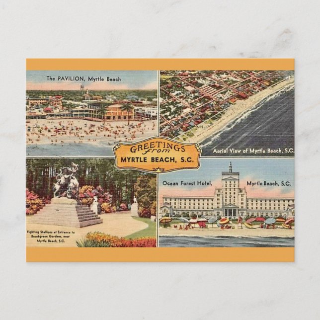 Carte postale de voeux Pittoresque de Myrtle Beach (Devant)