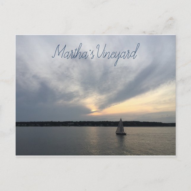 Carte postale de voilier Martha's Vineyard (Devant)