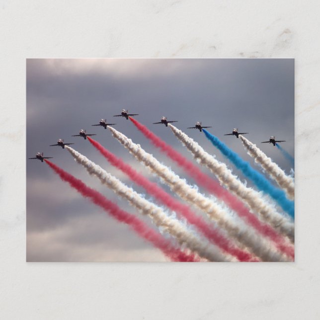Carte postale de vol patriotique (Devant)