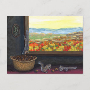 Carte postale de voleurs Acorn