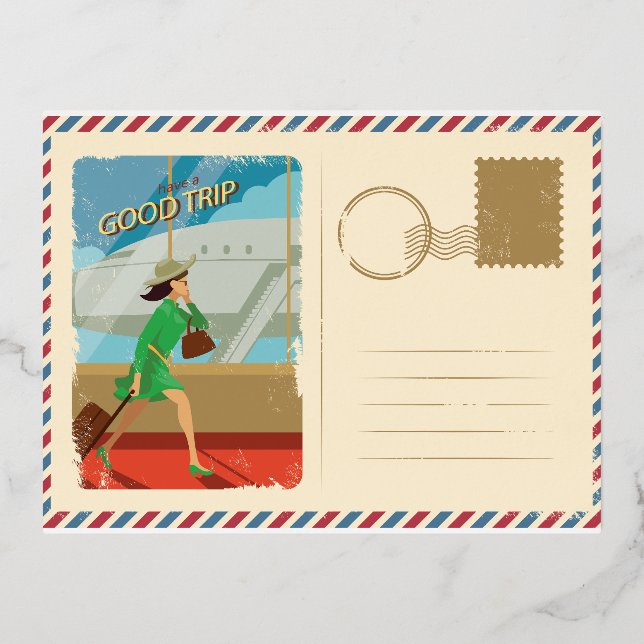 Carte postale de voyage (Recto)