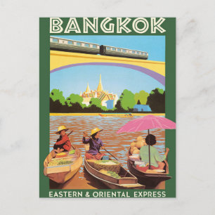 Carte postale de voyage à Bangkok Thaïlande