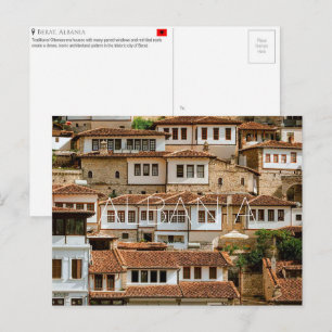 Carte postale de voyage à Berat, Albanie